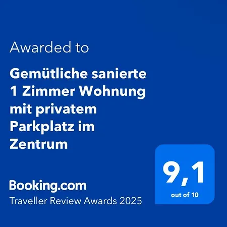 Gemuetliche Sanierte 1 Mit Privatem Parkplatz Im Zentrum Апартаменты *